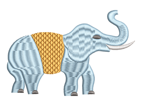 Blue Elephant Embroidery Design: Apparel Review
