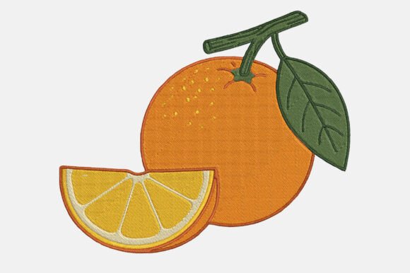 Embroidery Orange Fruit Design: A Seasonal Review