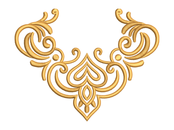 Ottoman Floral Motif Embroidery for Boutique Apparel