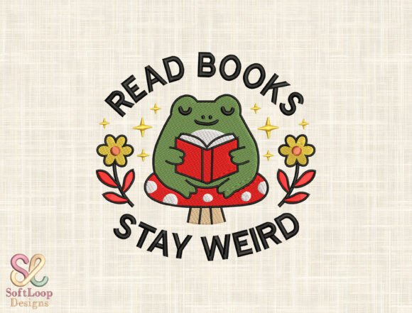 Reviewing the Read Books Stay Weird Frog Design